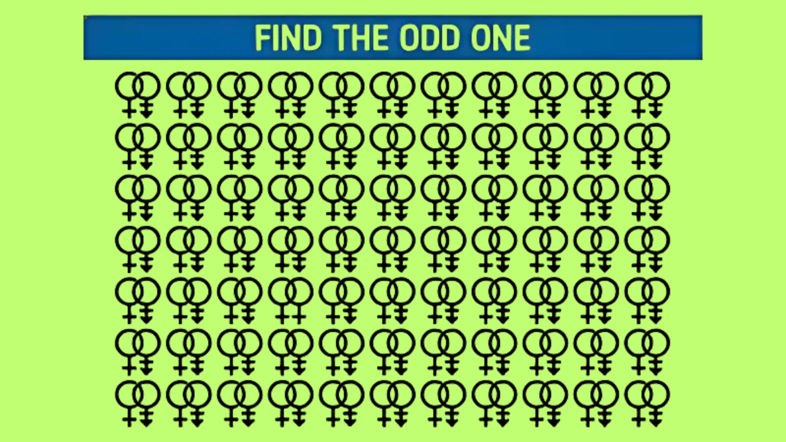 Find the Odd Symbol